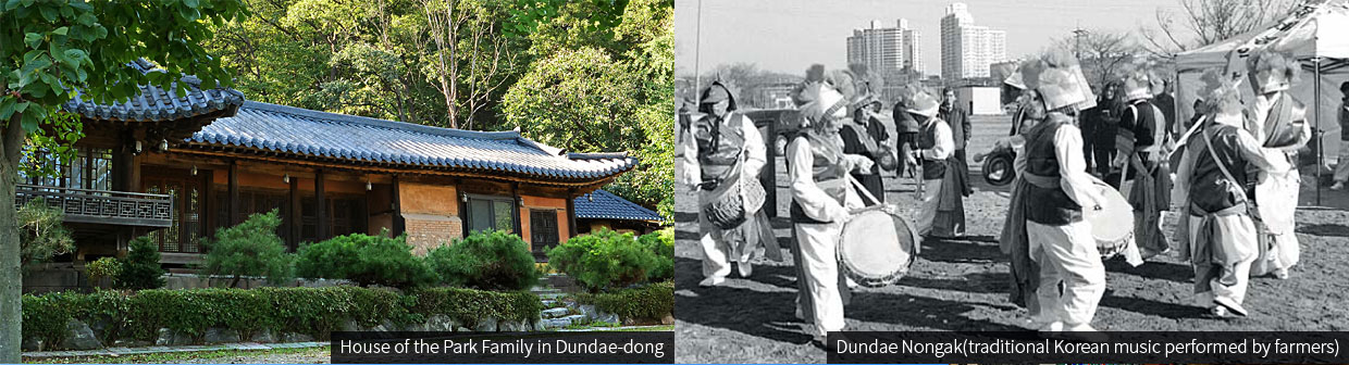 House of the Park Family in Dundae-dong, Dundae Nongak(traditional Korean music performed by farmers) picture