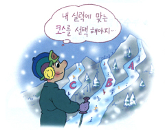 스키 이용시 이미지
